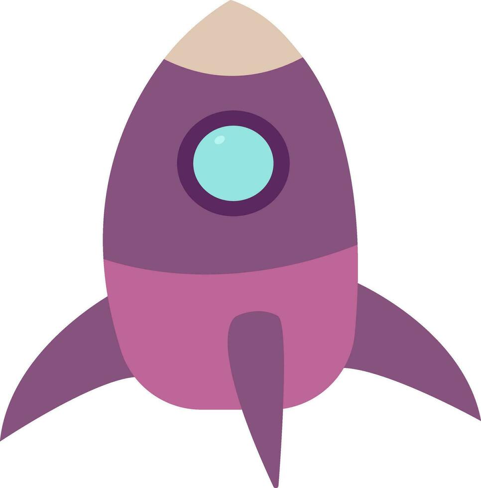 Clipart of the rocketmissileprojectile, vector or color illustration