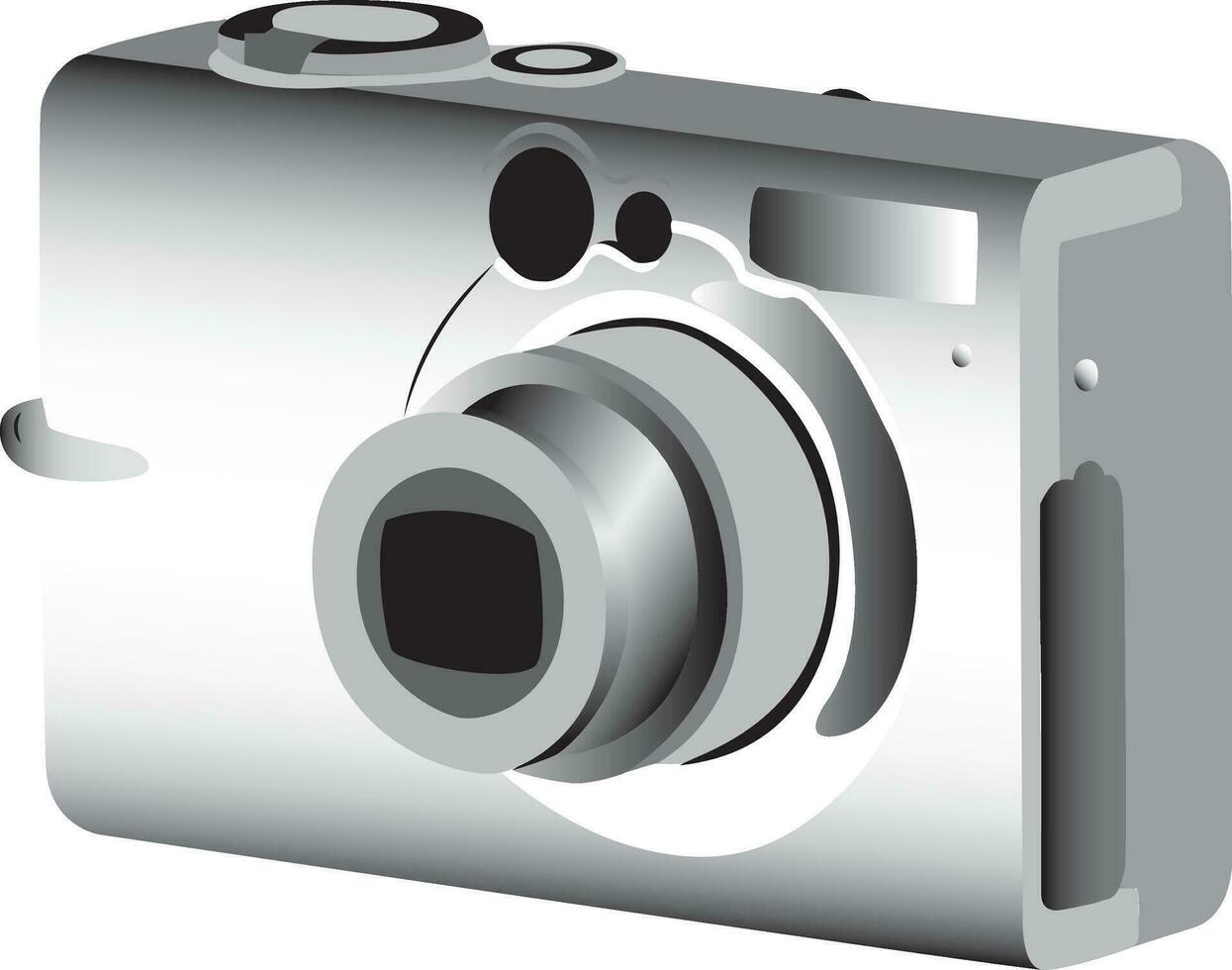 Digital photo camera vector