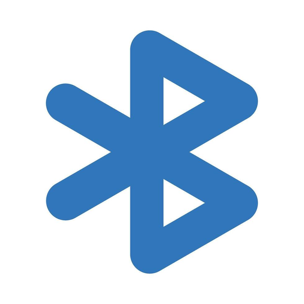 Bluetooth vector plano icono para personal y comercial usar.