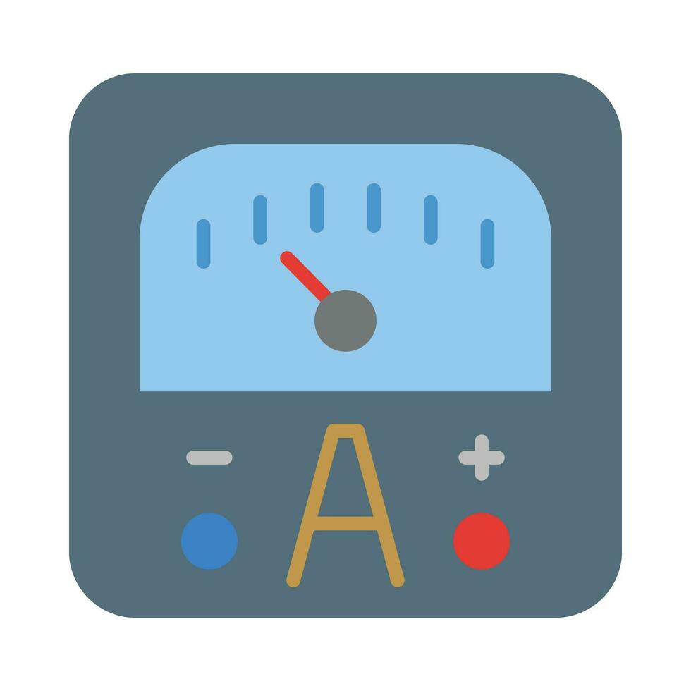 Ammeter Vector Flat Icon For Personal And Commercial Use.