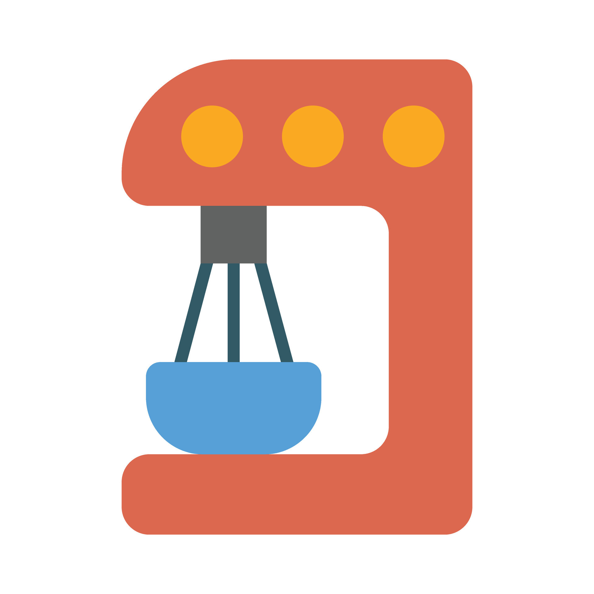 Electric Mixer Vector Flat Icon For Personal And Commercial Use