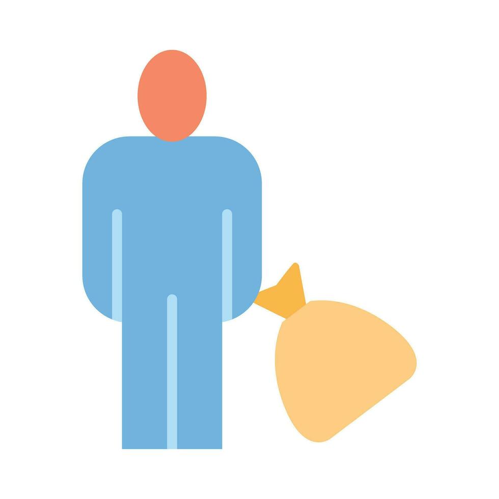 Refugee Vector Flat Icon For Personal And Commercial Use.
