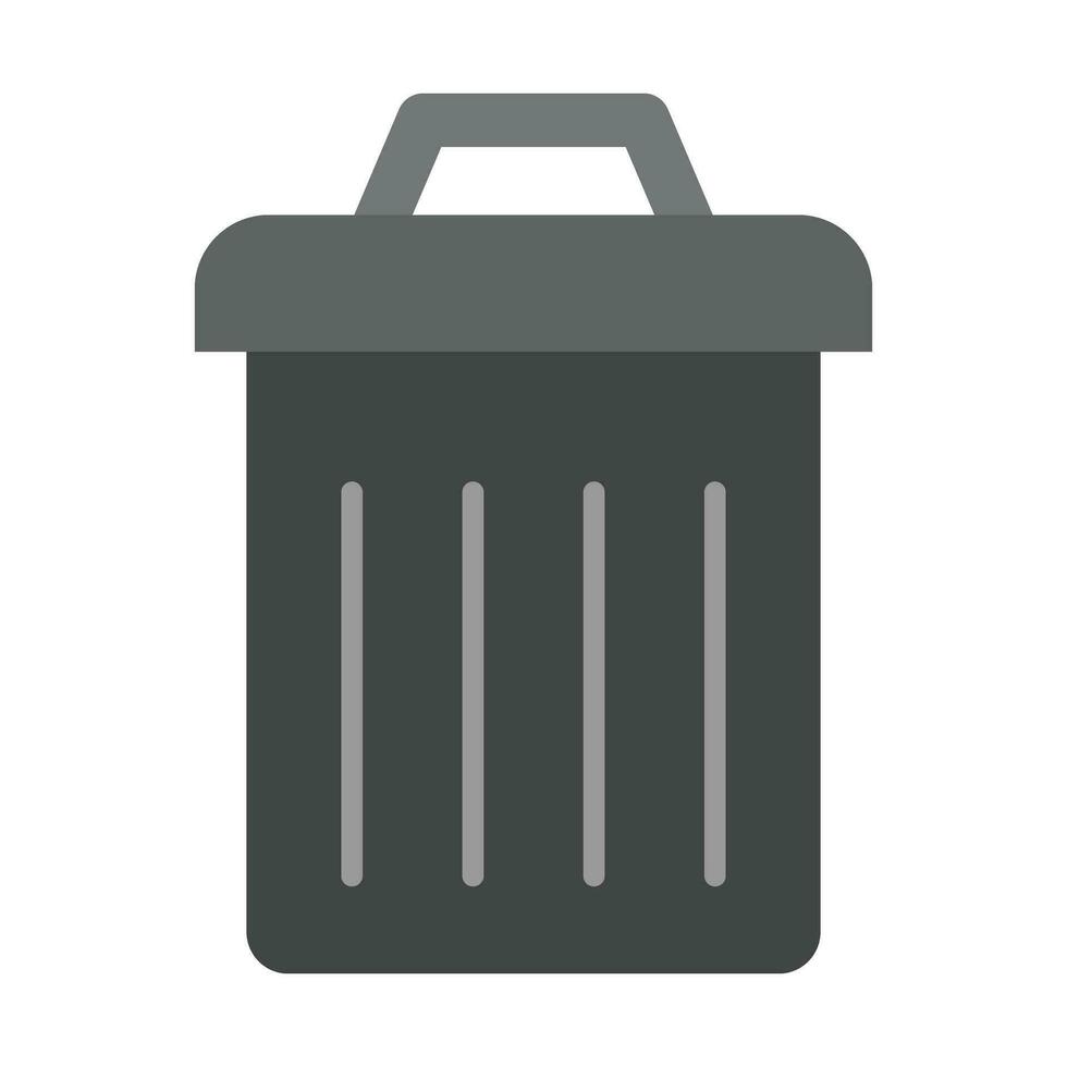 Trash Vector Flat Icon For Personal And Commercial Use.