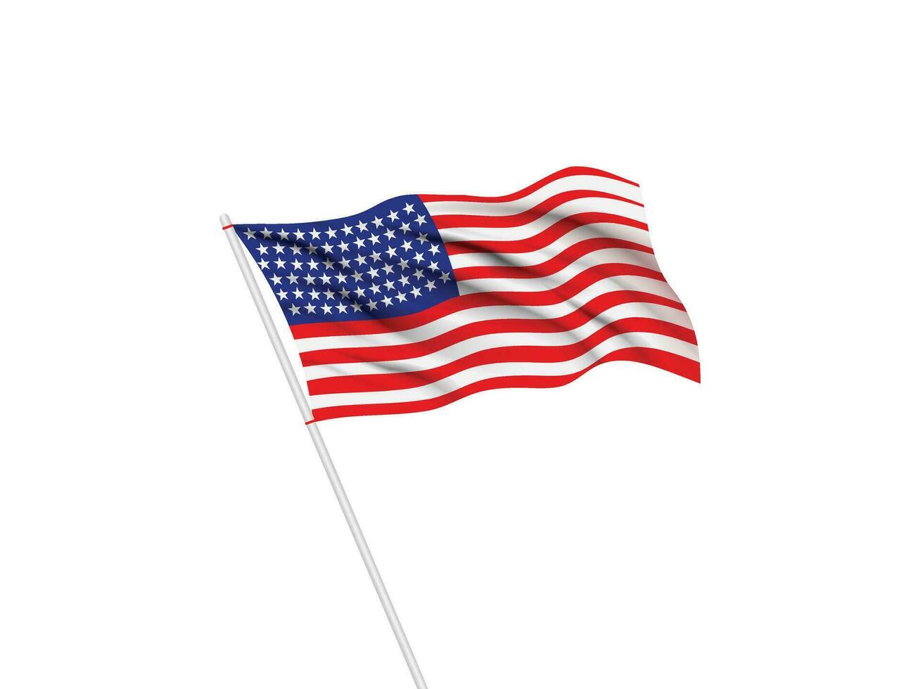 American Flag Vector PNG FREE