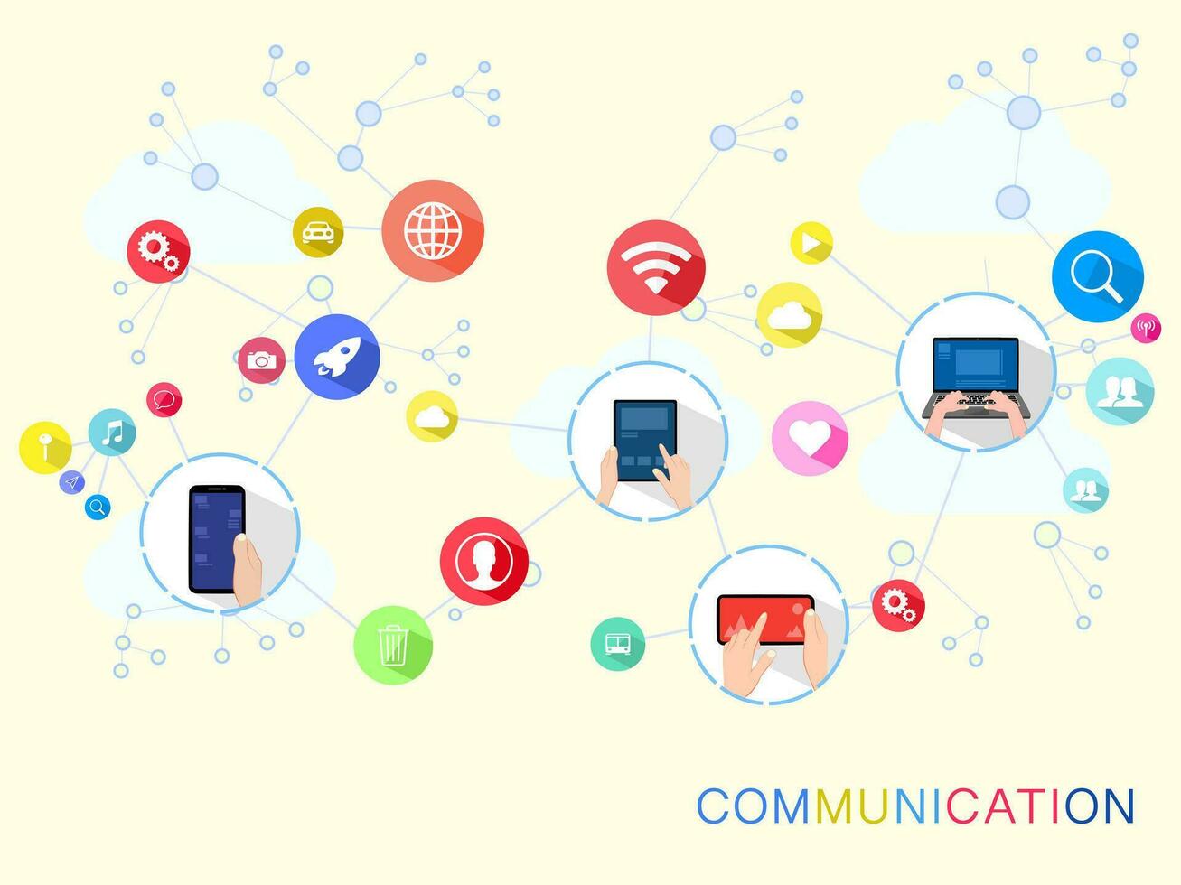 internet communication vector