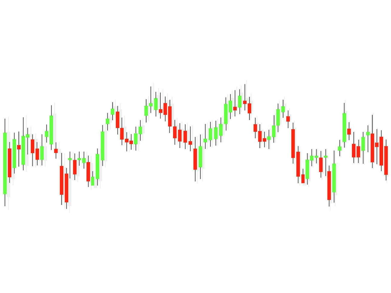 Financial candle candlestick vector