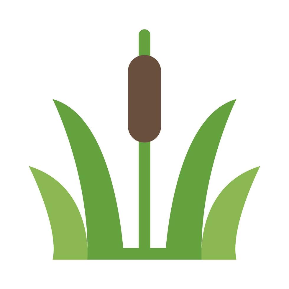 Reeds Vector Flat Icon For Personal And Commercial Use.