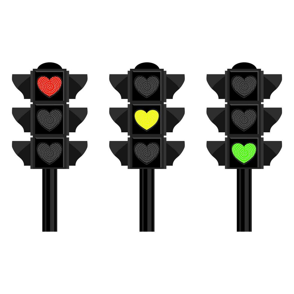 traffic light vector