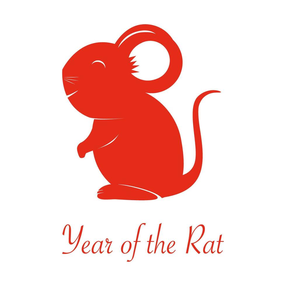 rat vector illustration icon
