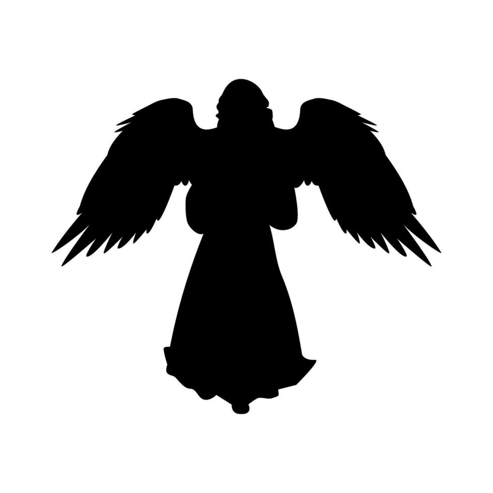 el sombra de un ángel vector