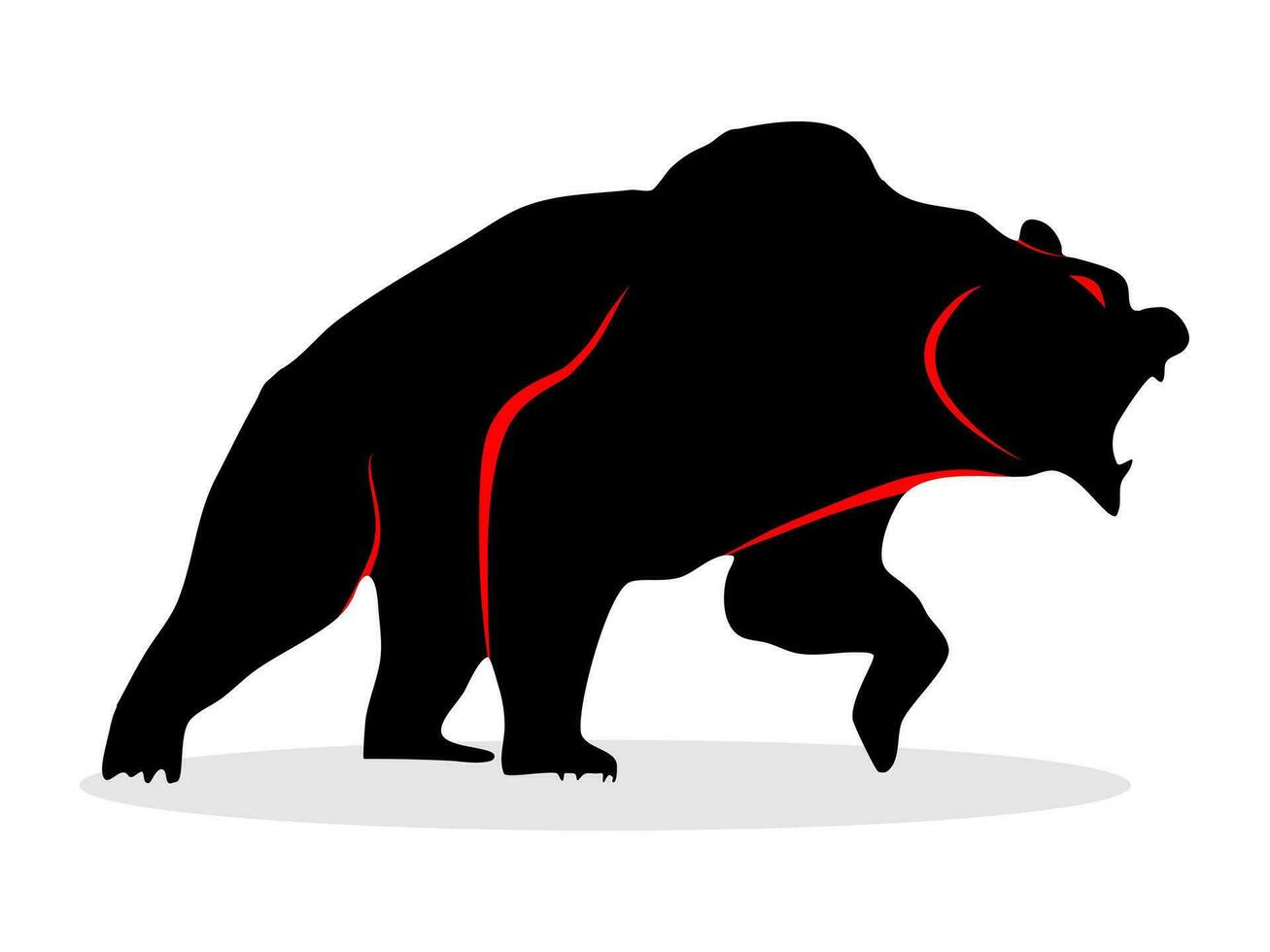 bear market vector