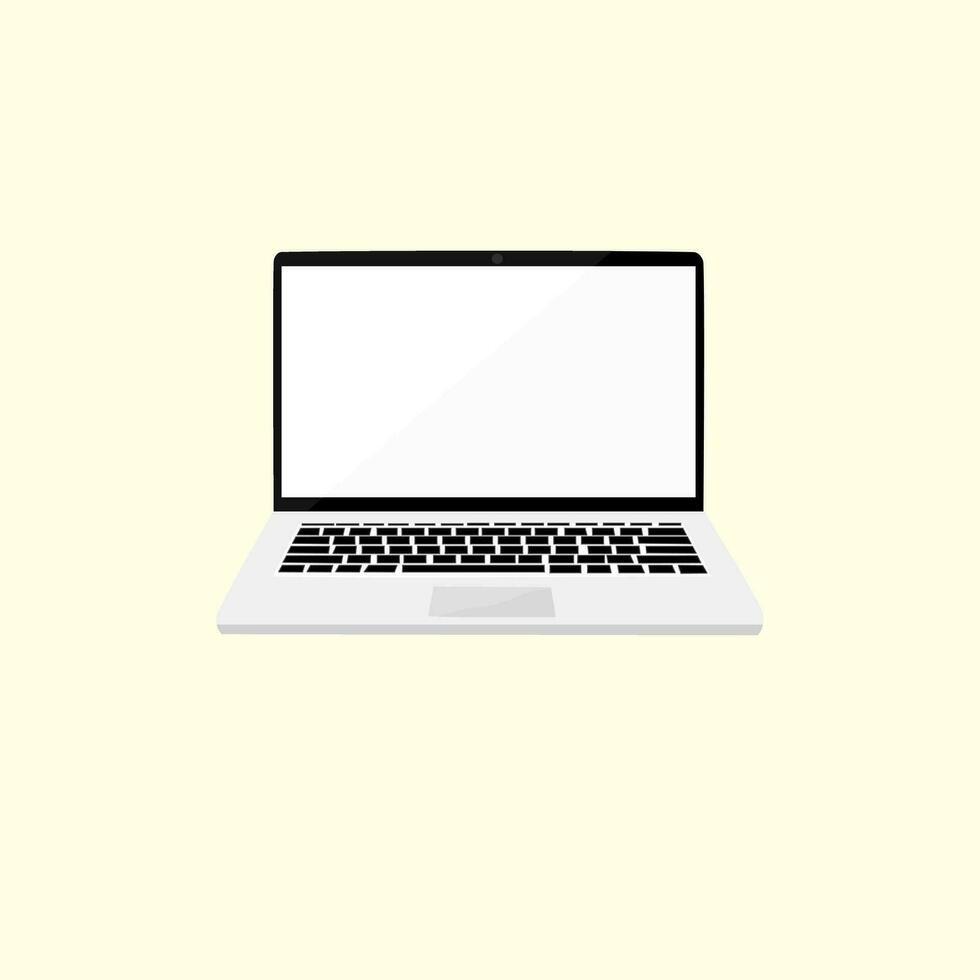 laptop vector illustration