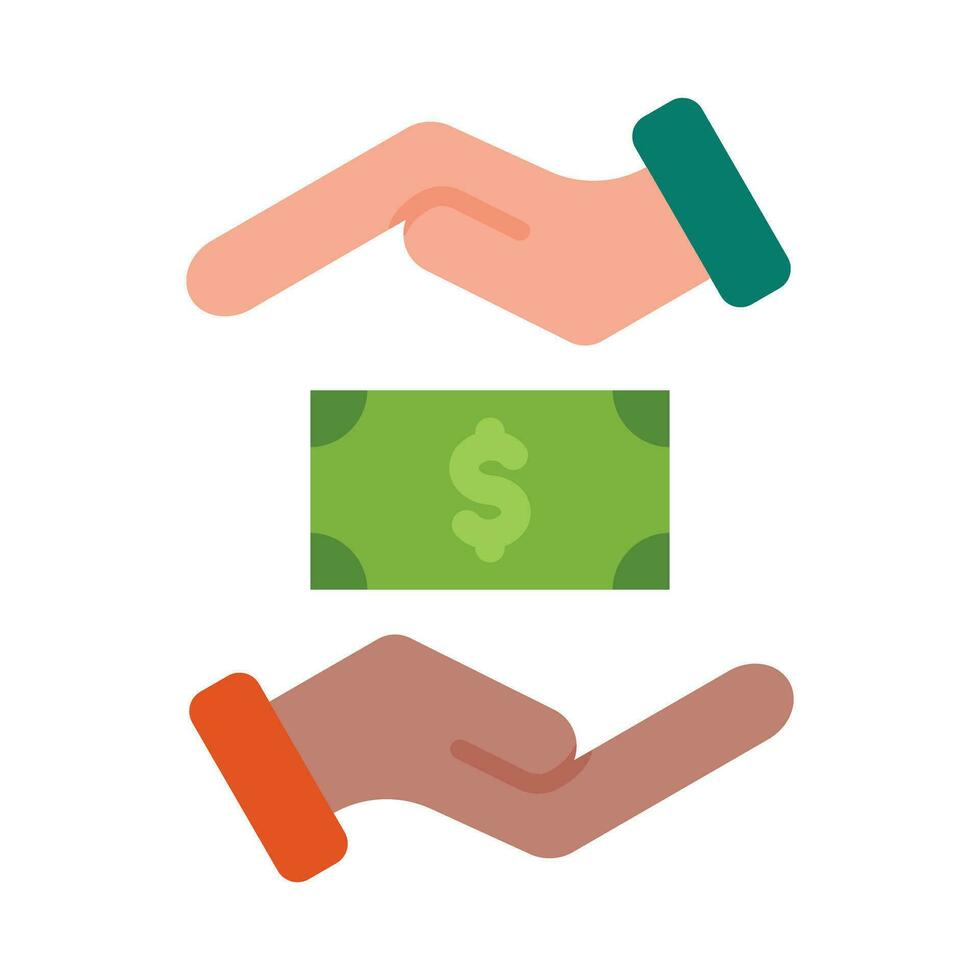 Bribe Vector Flat Icon For Personal And Commercial Use.