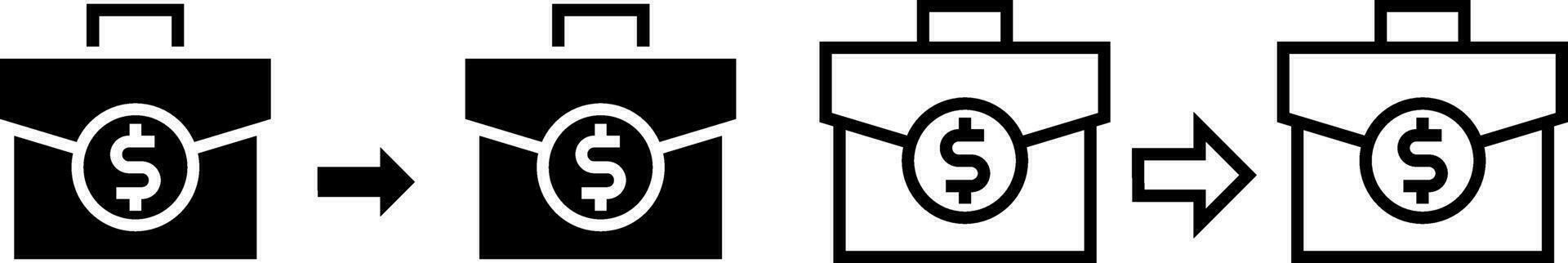 business to business icon in glyph and line style. Vector illustration