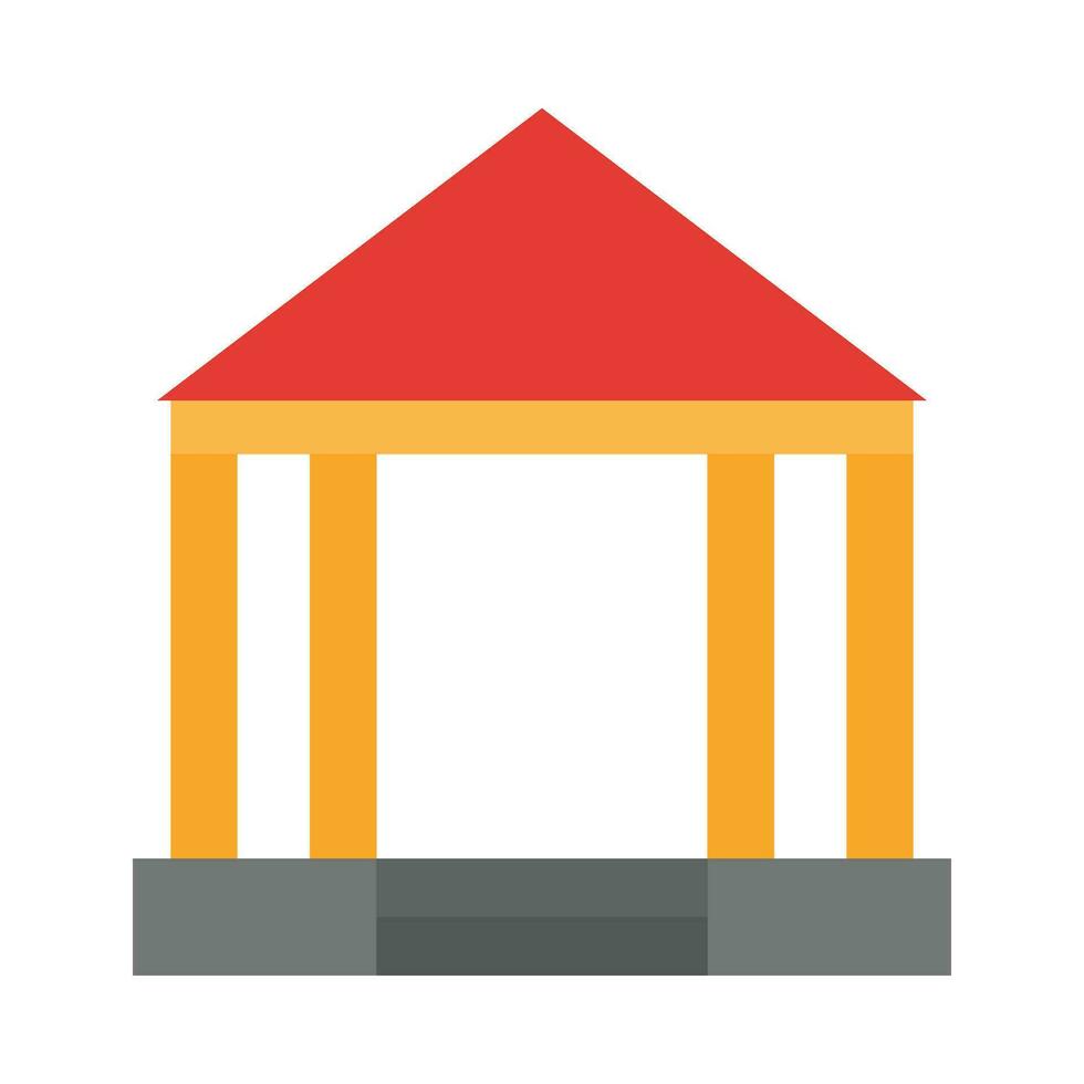 Pavilion Vector Flat Icon For Personal And Commercial Use.