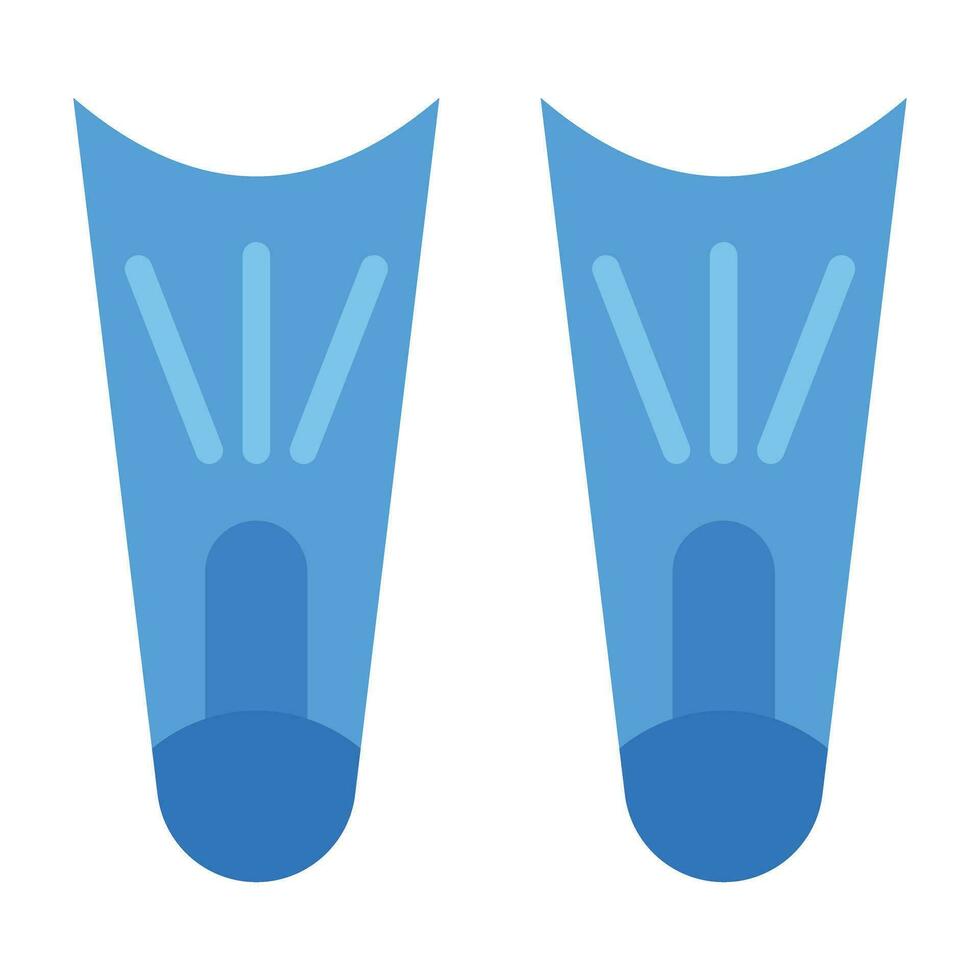 Fins Vector Flat Icon For Personal And Commercial Use.