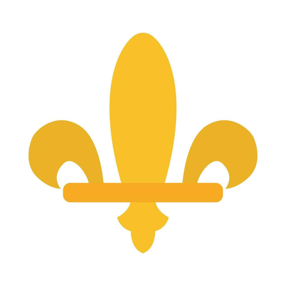Fleur de lis Vector Flat Icon For Personal And Commercial Use.