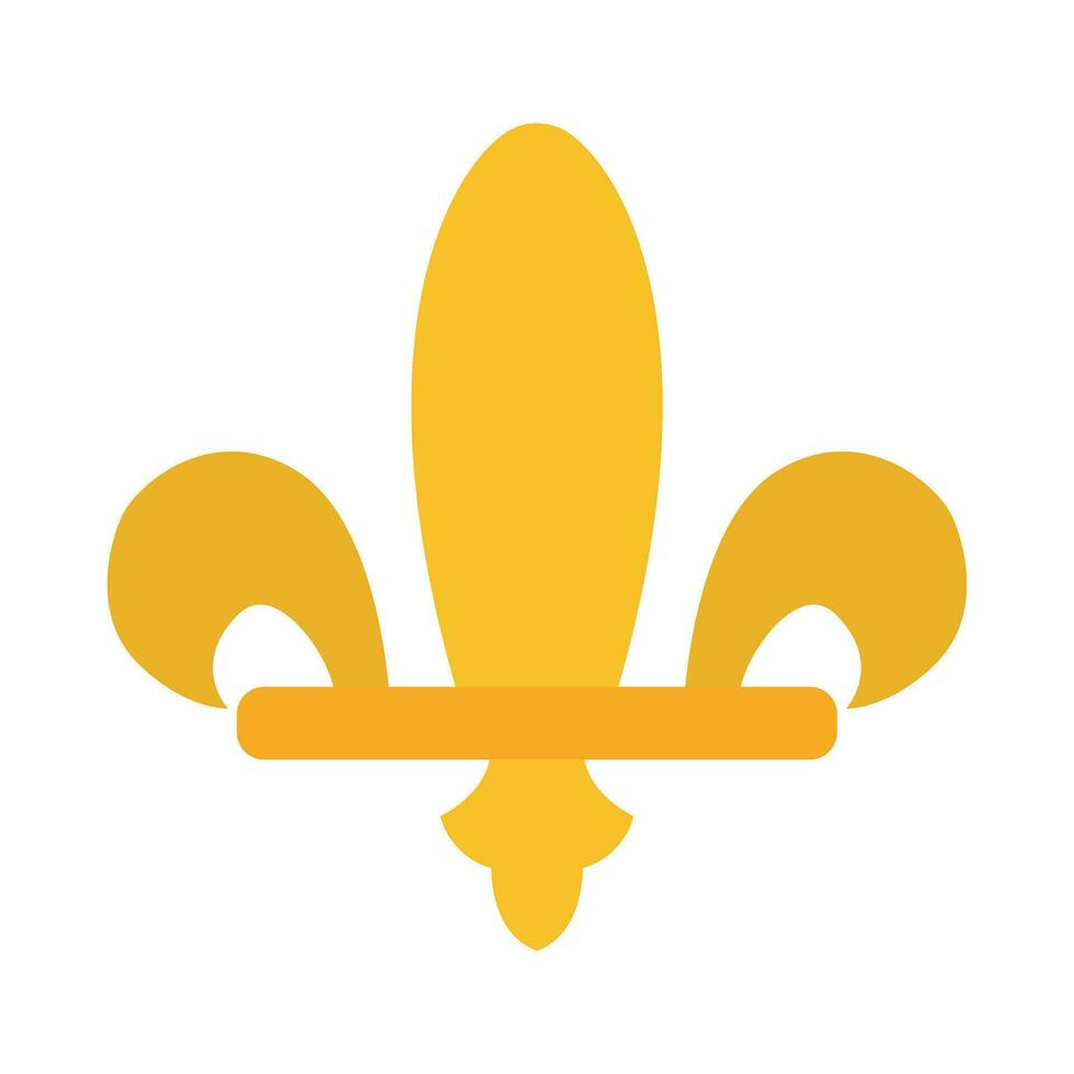 Fleur de lis Vector Flat Icon For Personal And Commercial Use.