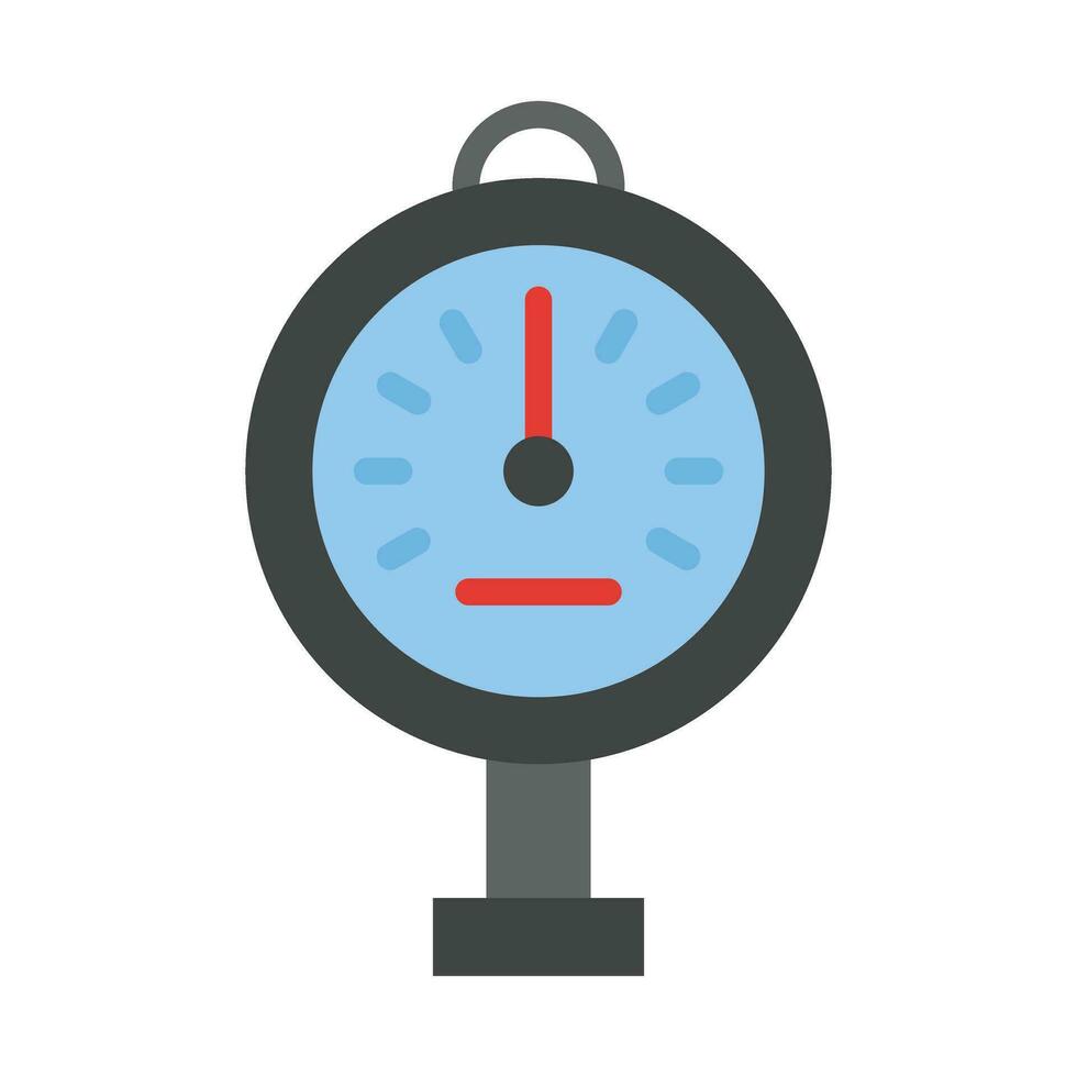 Pressure Meter Vector Flat Icon For Personal And Commercial Use.