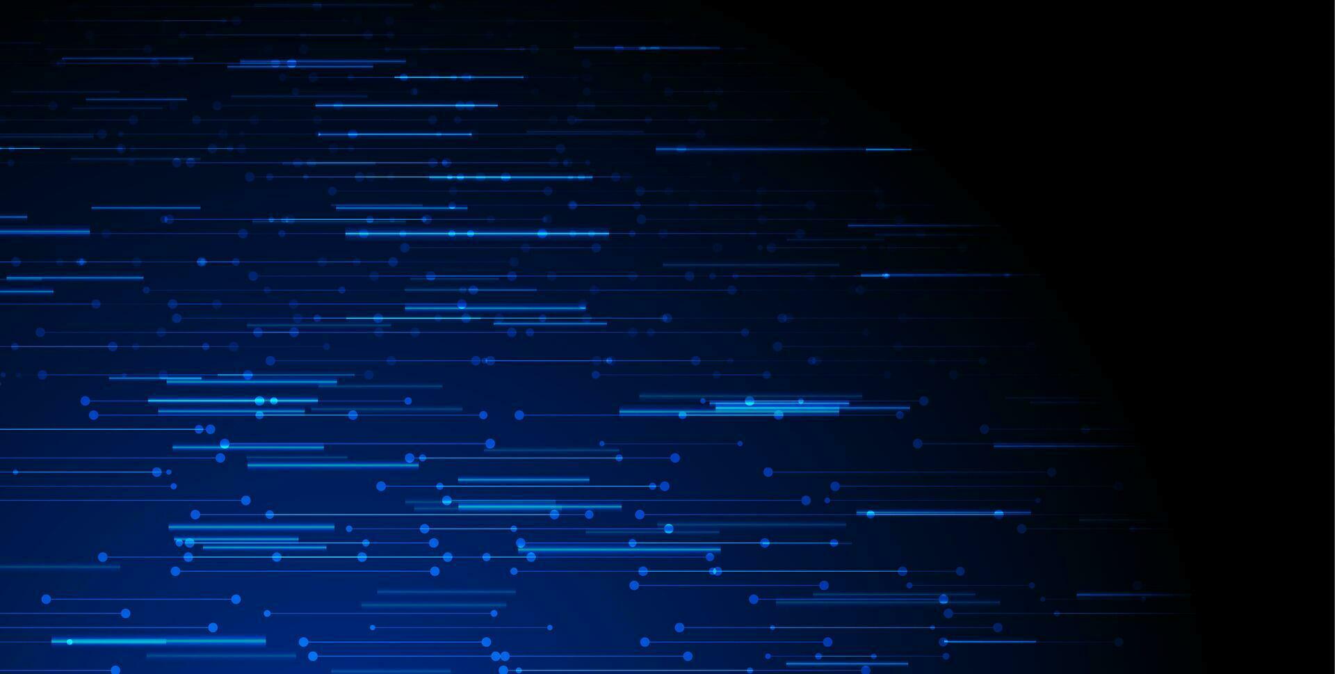 Dark blue technology lines abstract background vector