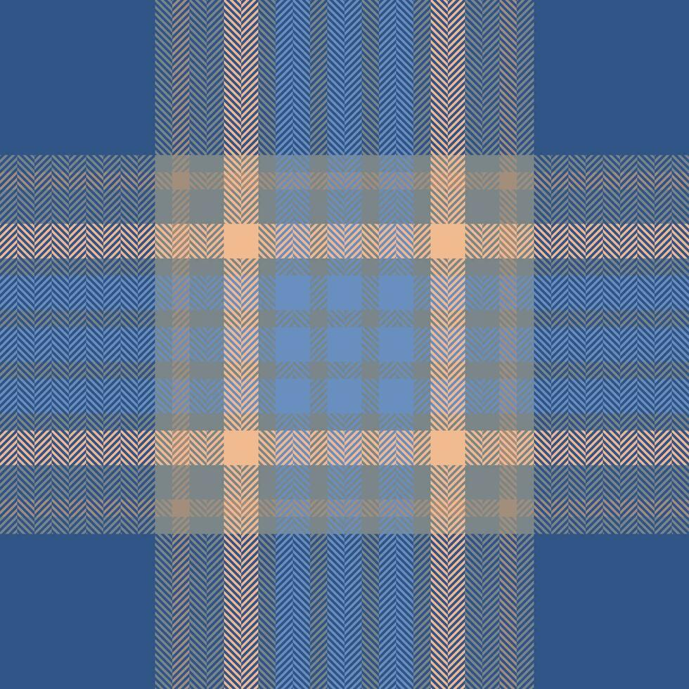Plaid check pattern. Seamless fabric texture. Tartan textile print. vector