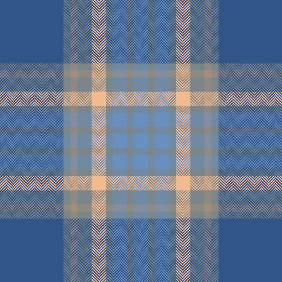 Plaid check pattern. Seamless fabric texture. Tartan textile print. vector