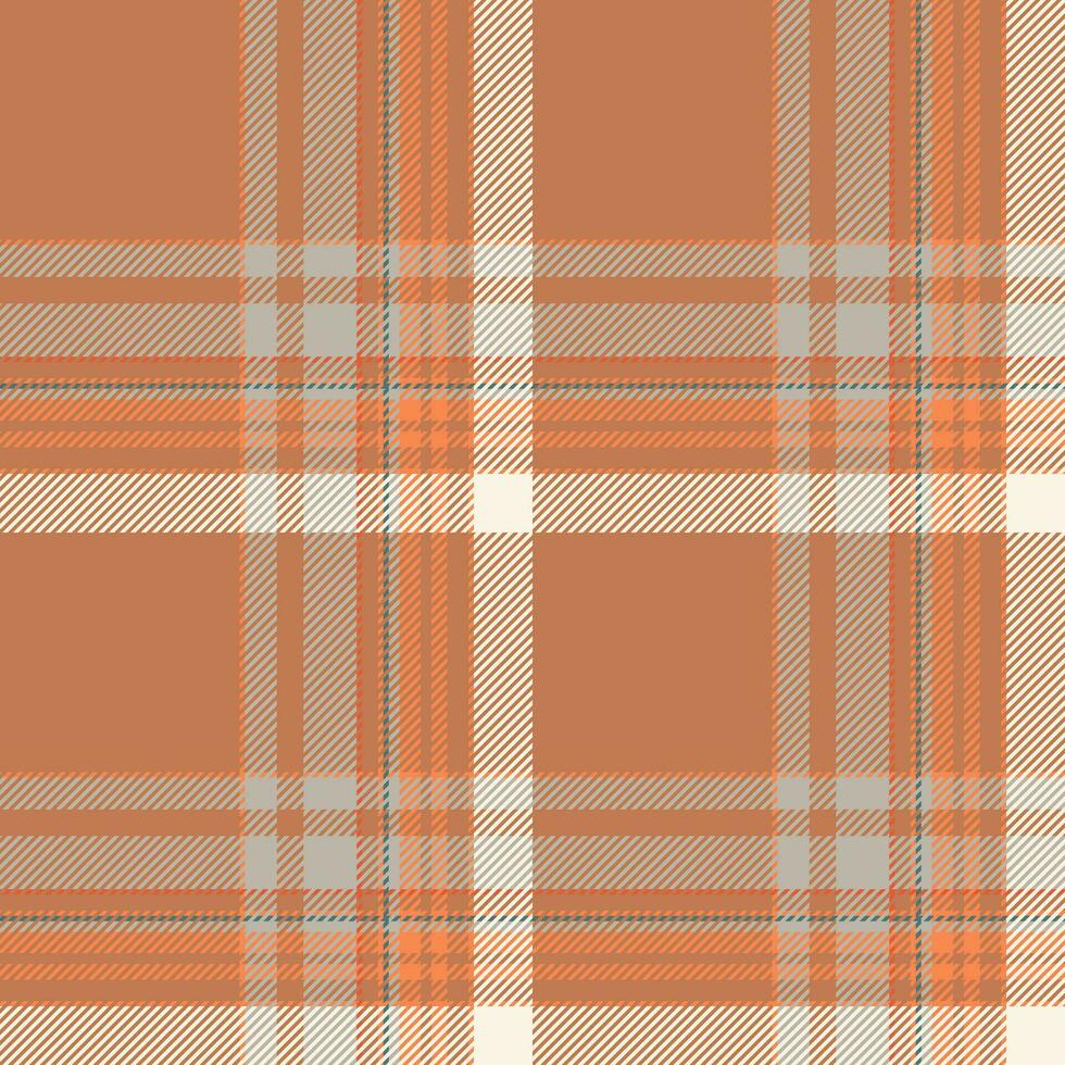 Plaid seamless pattern. Check fabric texture. Vector textile print.