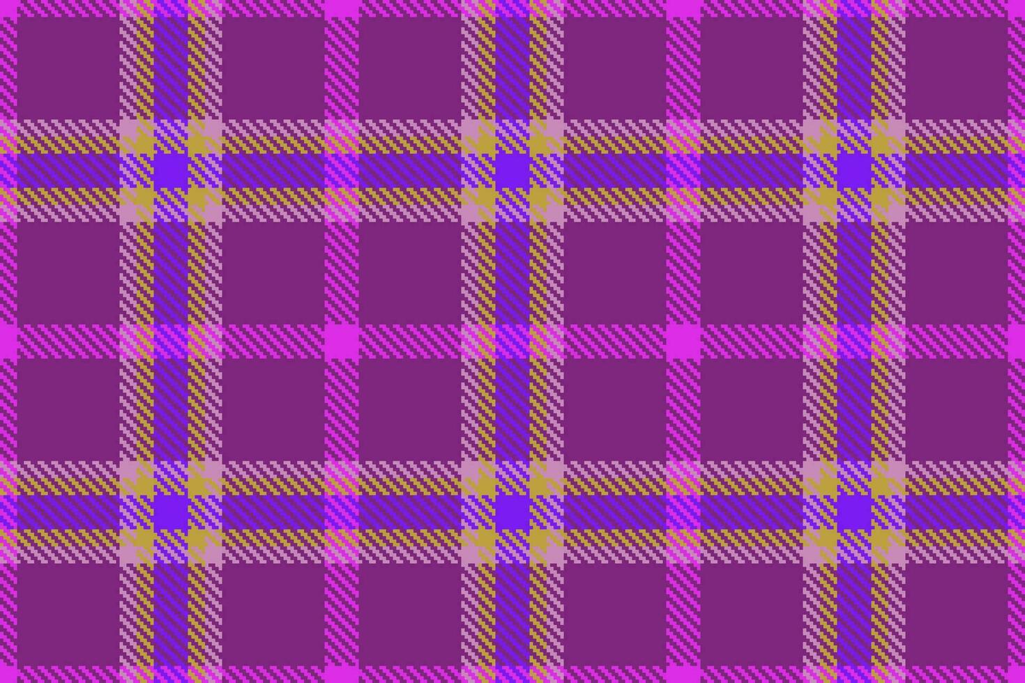 Seamless plaid texture of fabric tartan check with a vector textile background pattern.
