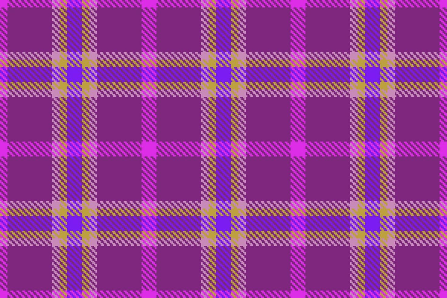 Seamless plaid texture of fabric tartan check with a vector textile background pattern.