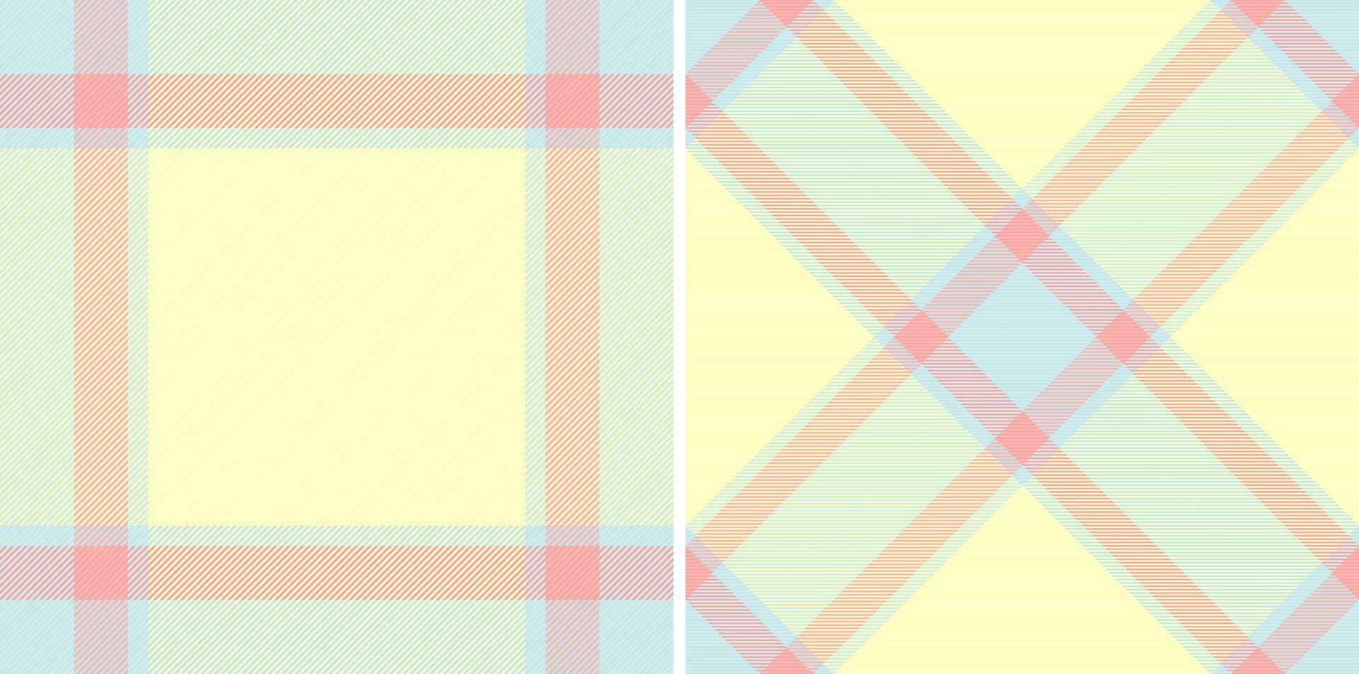 Fabric tartan background of textile plaid check with a seamless vector pattern texture.