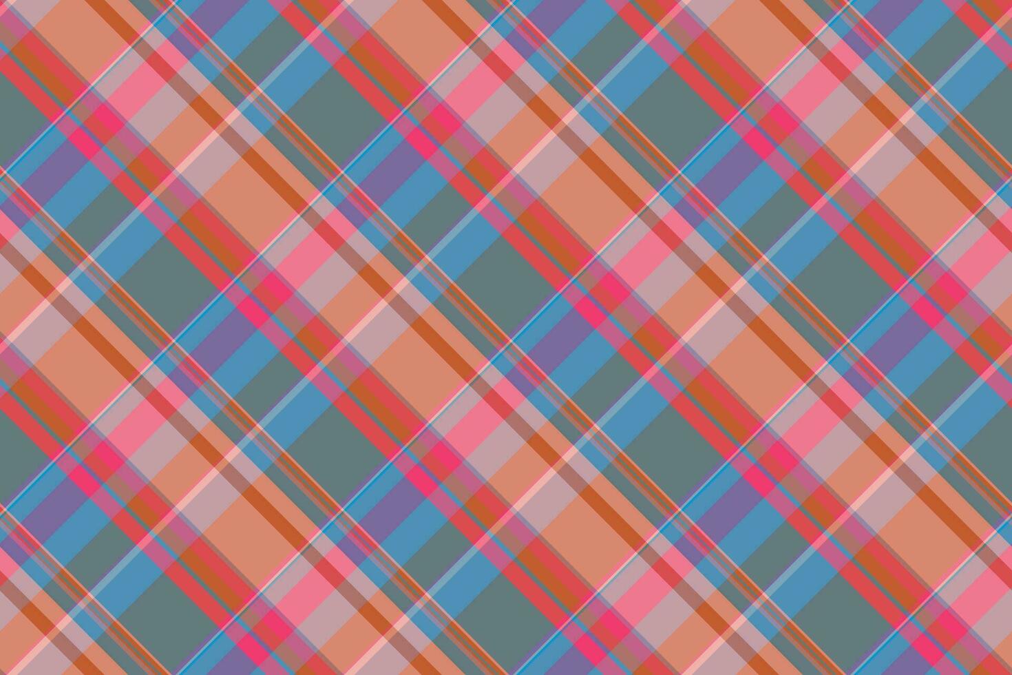 Fabric seamless pattern of background texture vector with a check plaid tartan textile.