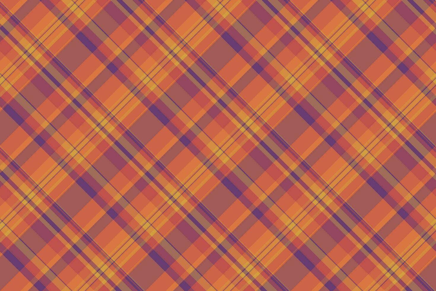 Tartan plaid pattern of seamless texture vector with a check textile background fabric.