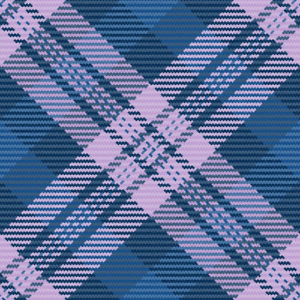 Textile fabric tartan of vector seamless pattern with a plaid check background texture.