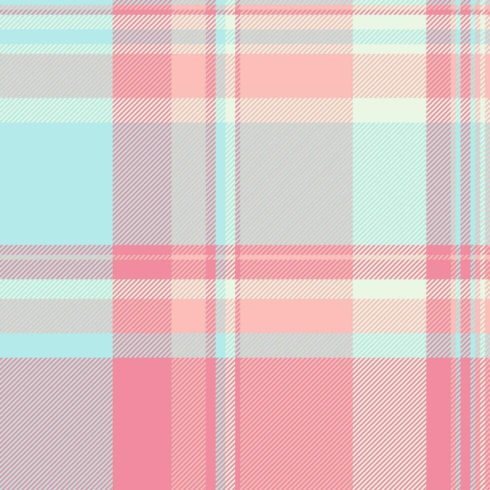 Textile fabric texture of vector seamless check with a plaid tartan background pattern.