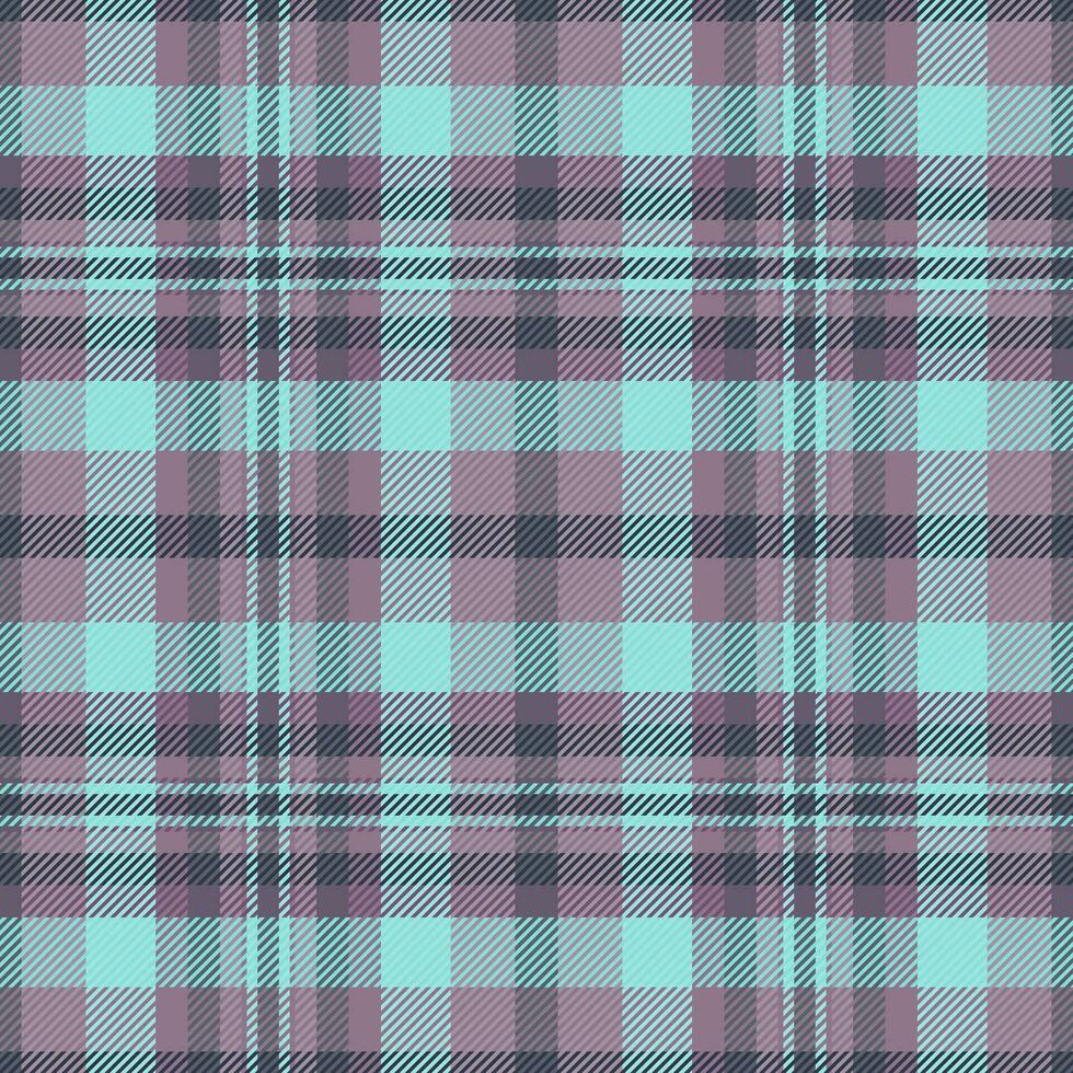 Check texture pattern of textile plaid fabric with a seamless background vector tartan.