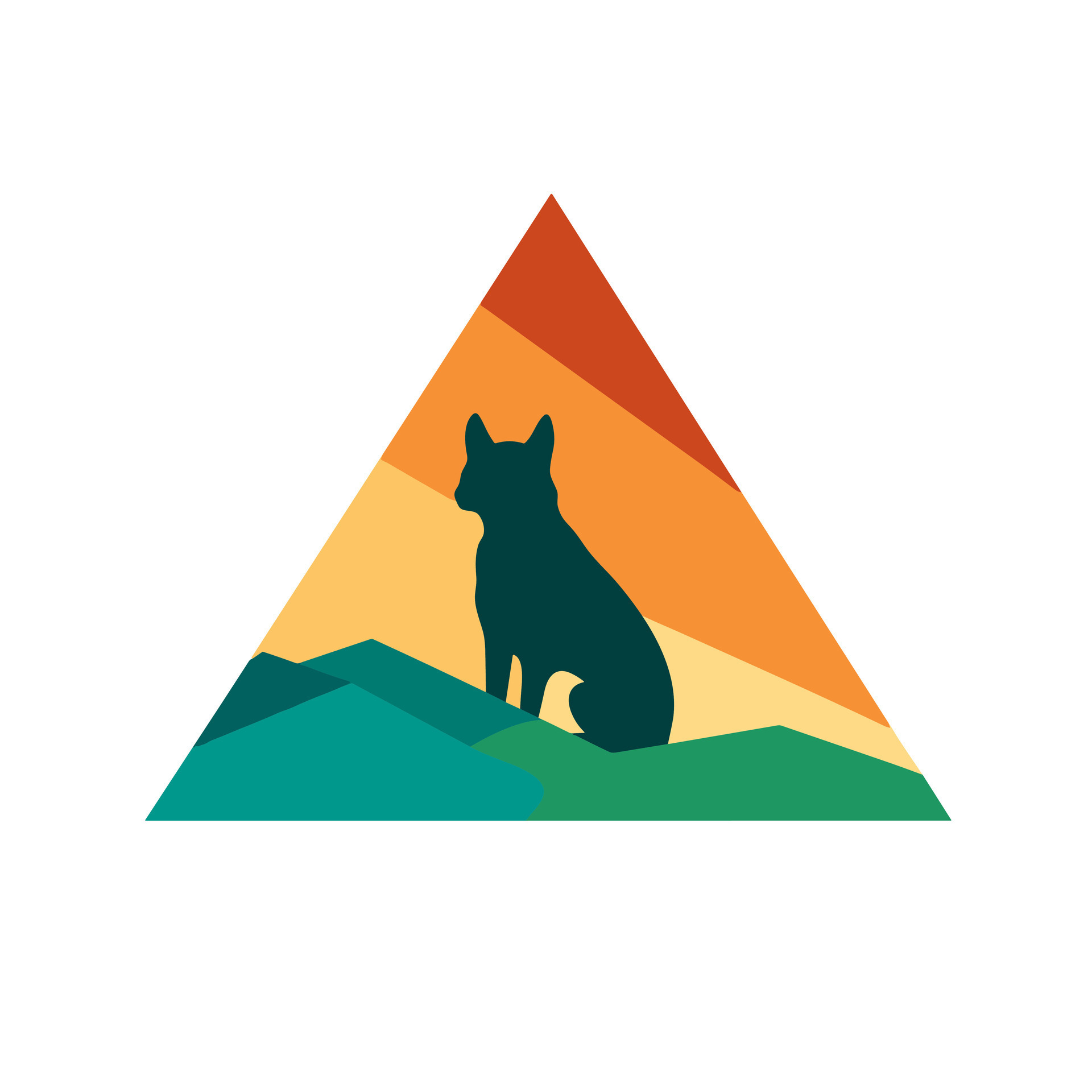 AI generated Animal emergency hospital filled colorful logo. Integrity