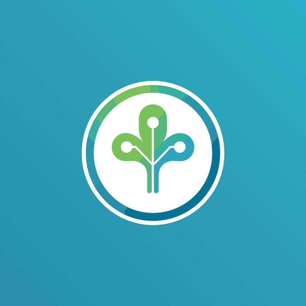 AI generated Farming supplies and agriculture filled colorful initial logo idea. Simple floral wreath design. Letters inside square shape. Graphic design vector