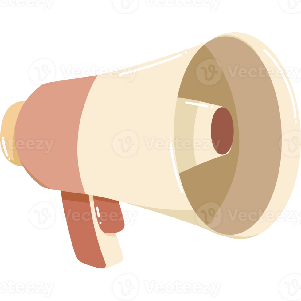 Lovely pink Megaphone png