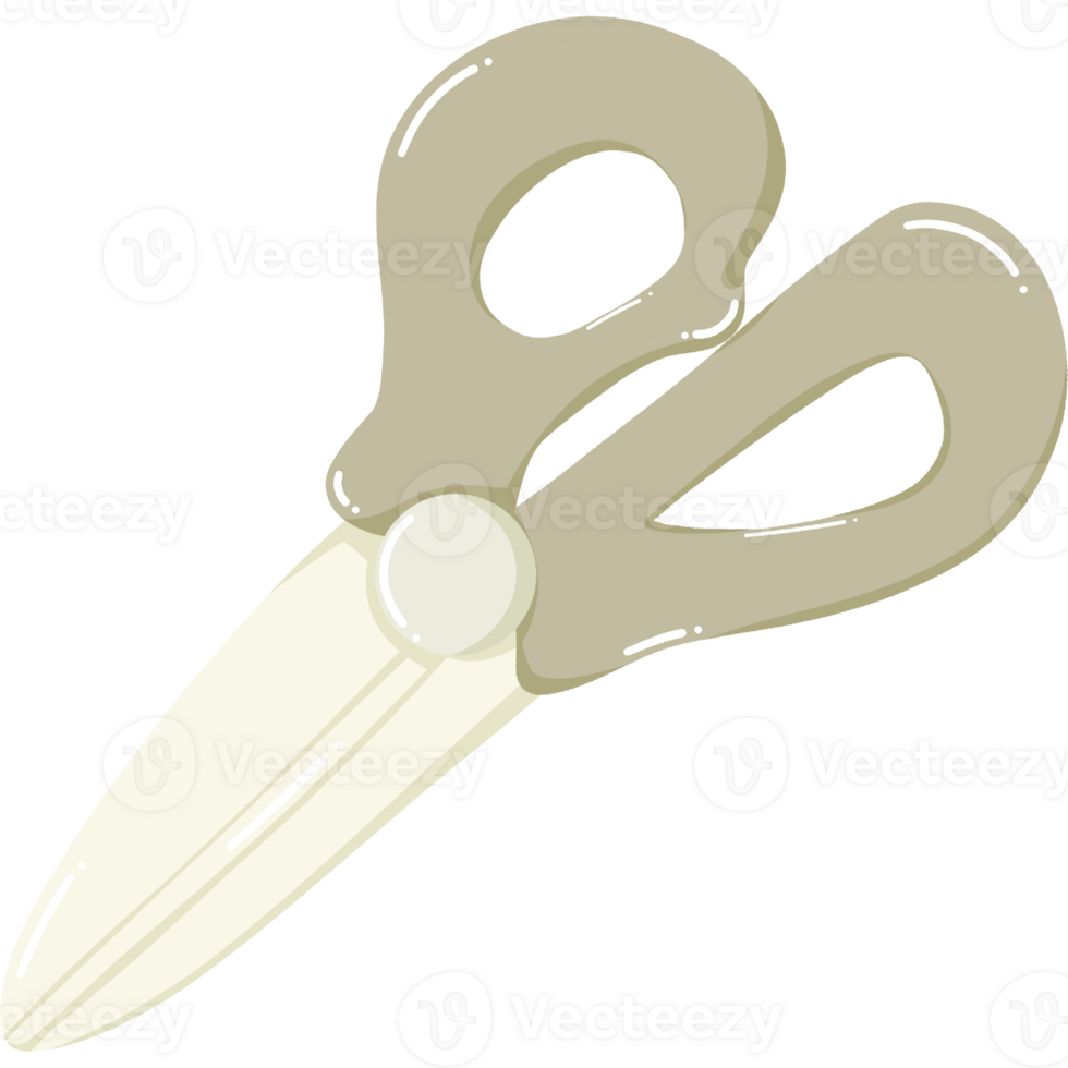 Light green scissors png