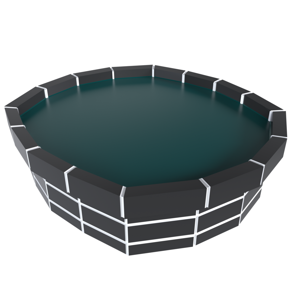 3d Rendering Of Brick Planter png