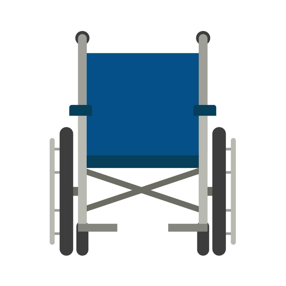 Wheelchair icon for disabled person isolated on white background, Vector illustration