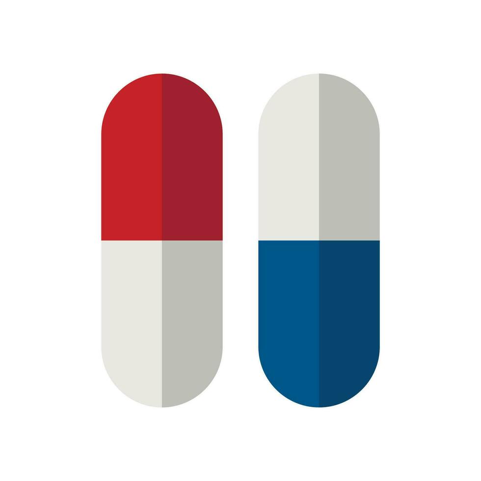 pastillas o tabletas icono medicina aislado en blanco antecedentes. cápsulas vector