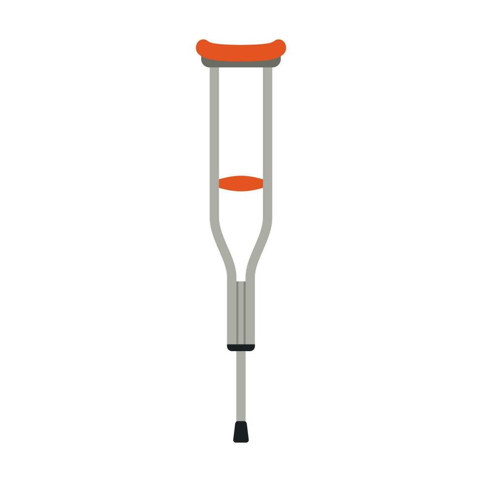 Crutch icon isolated on white background, Vector illustration