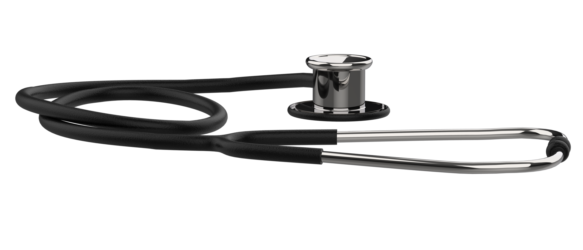 Medical stethoscope isolated on background. 3d rendering - illustartion png