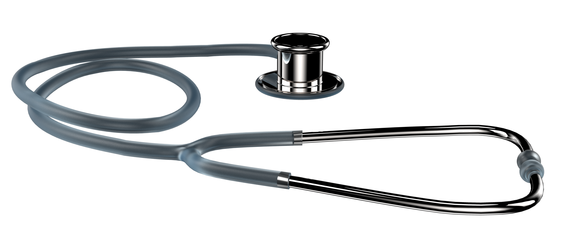Medical stethoscope isolated on background. 3d rendering - illustartion png