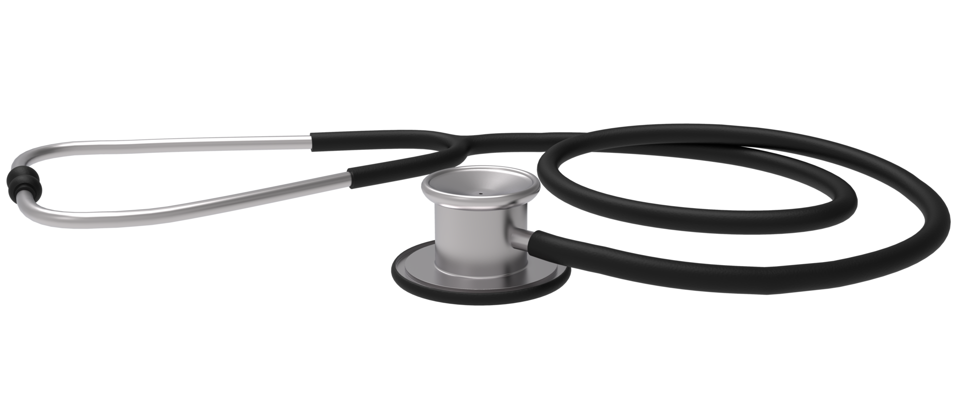 Medical stethoscope isolated on background. 3d rendering - illustartion png
