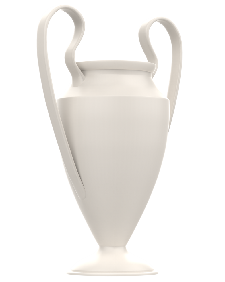 Trophy on background. 3d rendering - illustration png