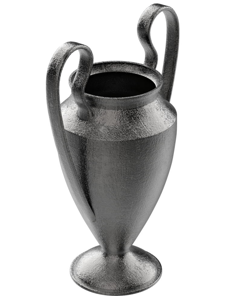 Trophy on background. 3d rendering - illustration png