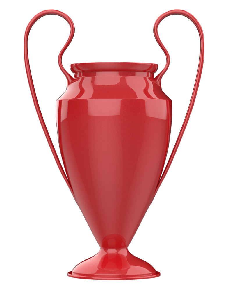 Trophy on background. 3d rendering - illustration png