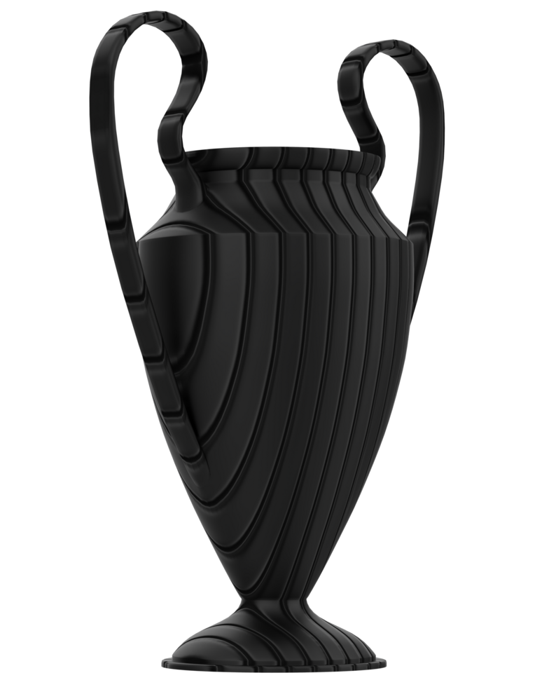 Trophy on background. 3d rendering - illustration png